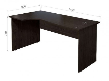 Офисная мебель для персонала Монолит Стол угловой (левый) СМ5.0Л