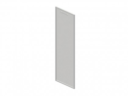 Кабинет для руководителя Vegas Дверь стеклянная тонированная в алюминиевой рамке V-02.1 левая/правая