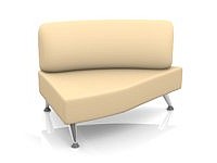 Модульный диван для офиса toform М23 fashion trends Конфигурация M23-2DR (экокожа Oregon)