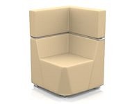 Модульный диван для офиса toform М33 modern feedback Конфигурация M33-1V2 (экокожа Oregon)