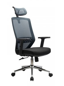 Чёрное кресло руководителя «Riva Chair 833 H» - вид 1
