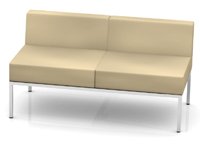 Модульный диван для офиса toform M3 open view Конфигурация M3-2D (экокожа Euroline P2)