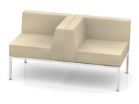 Модульный диван для офиса toform M3 open view Конфигурация M3-2TV (экокожа Euroline P2)