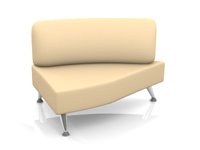 Модульный диван для офиса toform М23 fashion trends Конфигурация M23-2DR (экокожа Euroline P2)